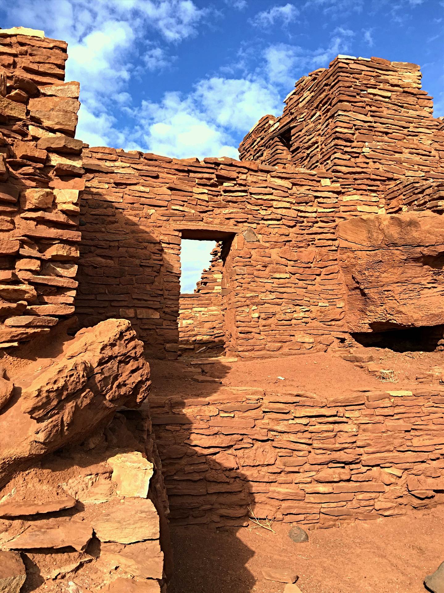 Wupatki Ruins - Strolling the ruins near Flagstaff, Arizona by FlyingFishFoto